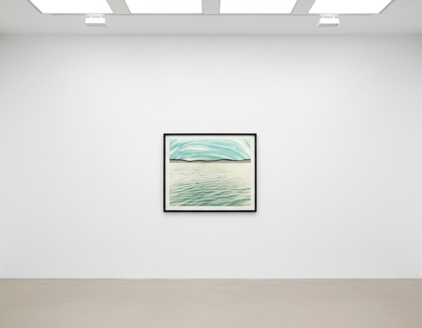 Roy Lichtenstein - Landscape 6 (C. 56), 1967, Screen print with chromogenic photographic print collage