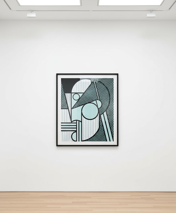 Roy Lichtenstein - Modern Head #4 (C.94), 1970, Lithograph on engraved and anodized aluminum