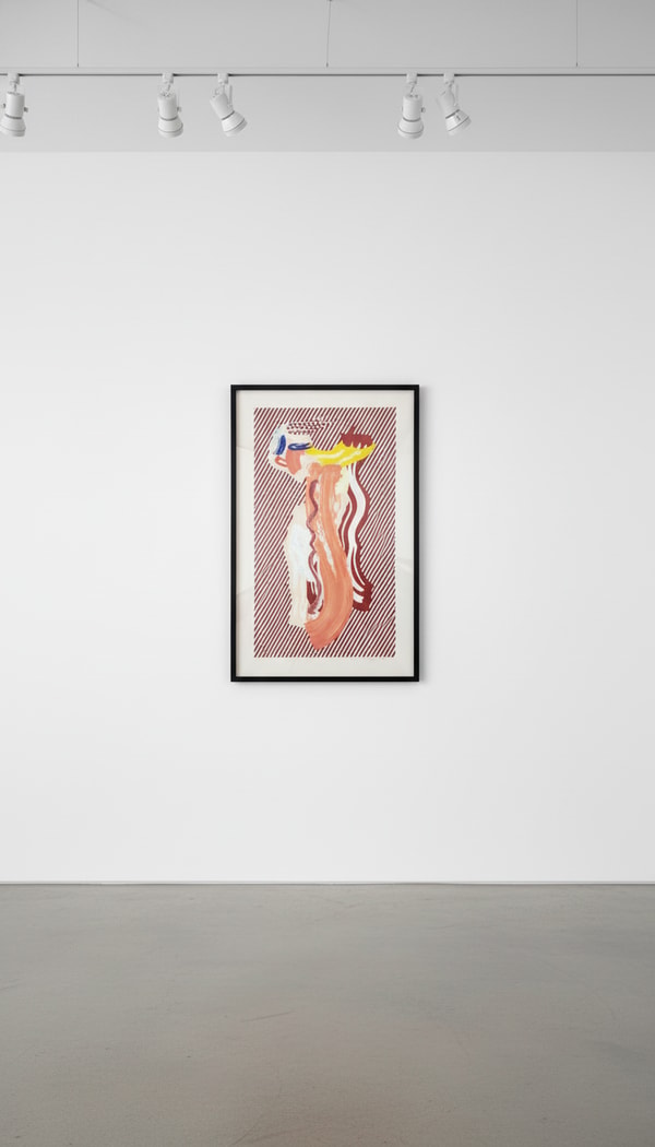 Roy Lichtenstein - Nude From Brushstroke Figures (C. 233), 1989