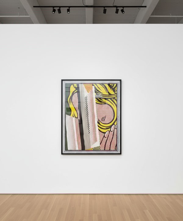 Roy Lichtenstein - Reflections On Hair (C.241), 1990, Screen print and wood cut