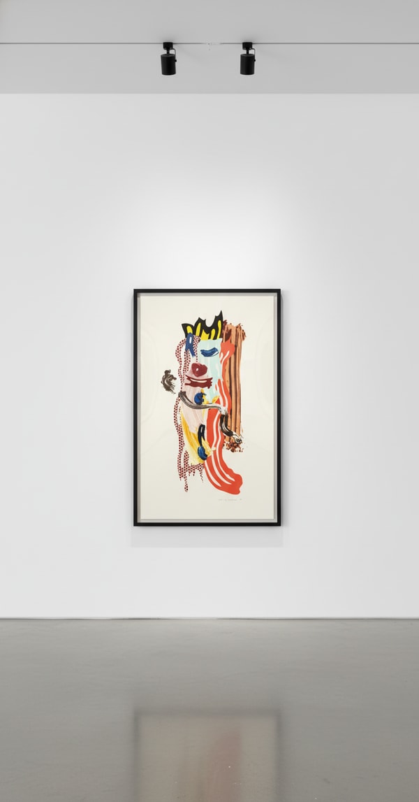 Roy Lichtenstein - Roads Collar , from Brushstroke Figures Series (C. 288), 1989
