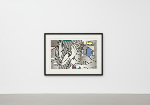Roy Lichtenstein - Thinking Nude (C. 289), 1994, Relief print in color
