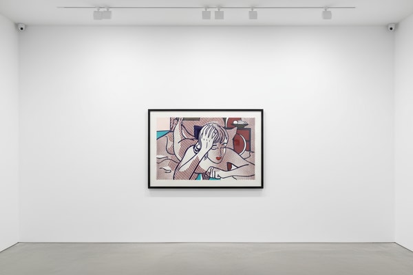 Roy Lichtenstein - Thinking Nude State I (C. 290), 1994, Relief print in color