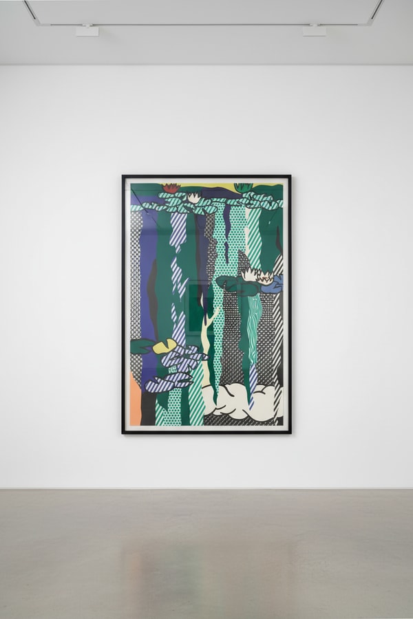 Roy Lichtenstein - Water Lilies With Cloud (C. 263), 1992, Silkscreen with enamel on stainless steel