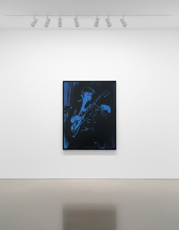 Russell Young - David Bowie, 2008, Acrylic paint screen print on canvas