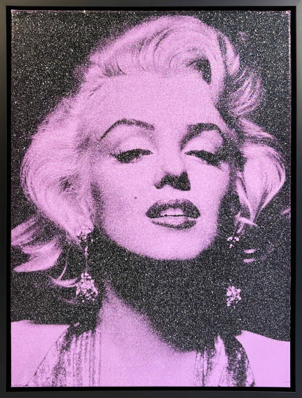 Marilyn Portrait California (Beverly Lavender + Black)