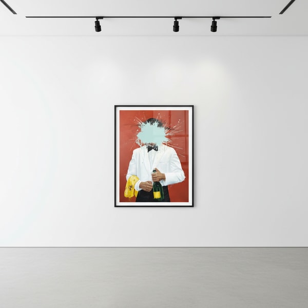 Sage Barnes - After Hours (Light Blue) Hand Embellished Print, 2023, Giclée on archival cold press cotton rag 300 gsm
Uniq...