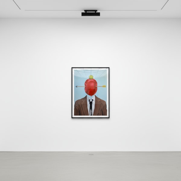 Sage Barnes - Bullseye (Light Blue) Limited Edition Print, 2023, Giclée on cold press cotton rag 300 gsm