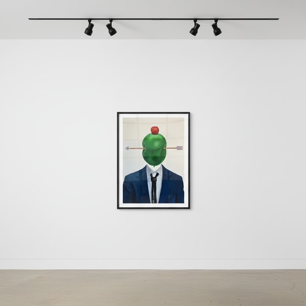 Sage Barnes - Bullseye (White) Limited Edition Print, 2023, Giclée on cold press cotton rag 300 gsm