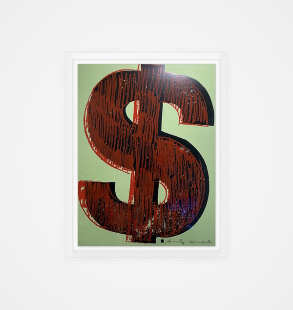 Andy Warhol - Dollar Sign $ (1) , 1982