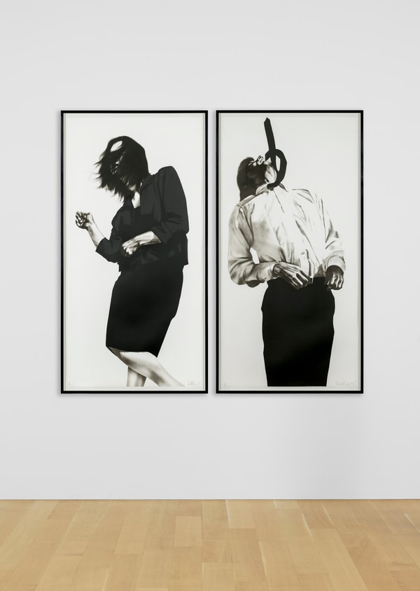 Robert Longo - Gretchen & Eric, from Men in the Cities, 1985