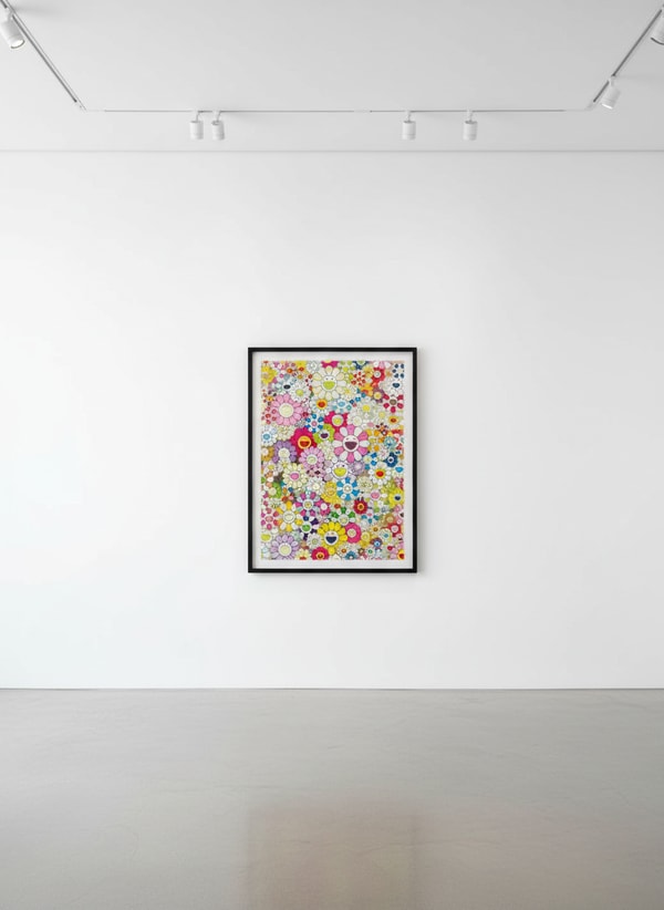 Takashi Murakami - An Homage To Yves Klein, Multicolour A, 2012, Lithograph