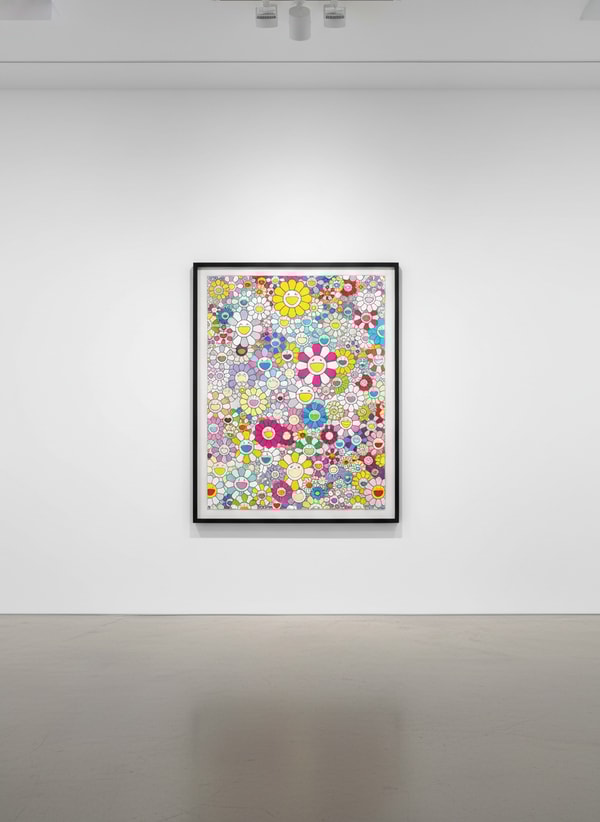 Takashi Murakami - An Homage To Yves Klein, Multicolour D, 2012, Lithograph