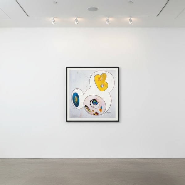 Takashi Murakami - And then (White: The Superflat Method Blue & Yellow ears), 2013, Offset lithograph in colors on smooth ...