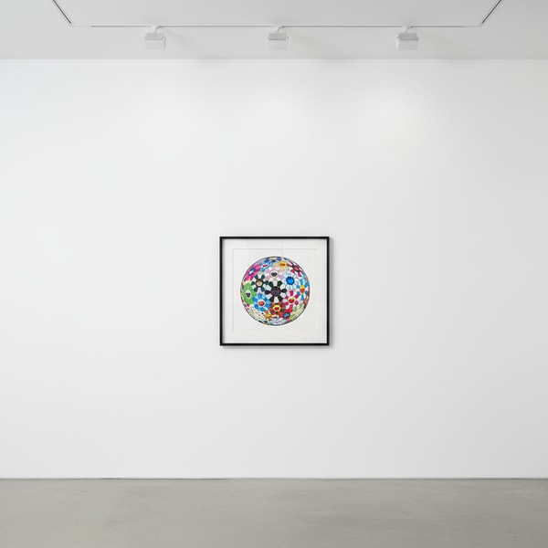 Takashi Murakami - Flower Ball (Blood 3D), 2007, Lithograph