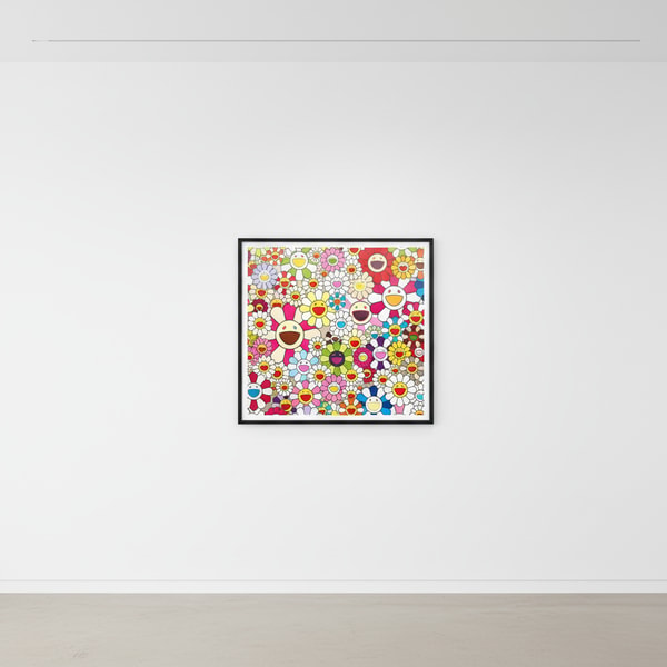 Takashi Murakami - Flowers Blooming in this World and the Land of Nirvana, 2013
