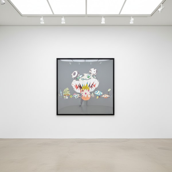 Takashi Murakami - Here Comes Media (grey), 2001, Lithograph