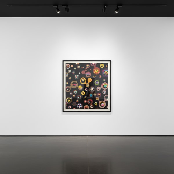 Takashi Murakami - Jellyfish Eyes (black 4), 2006, Lithograph
