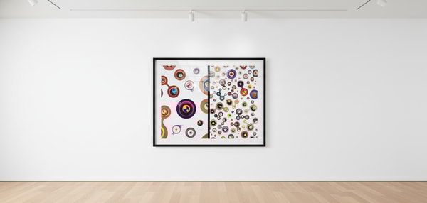 Takashi Murakami - Jellyfish Eyes on White, 2006, Lithograph