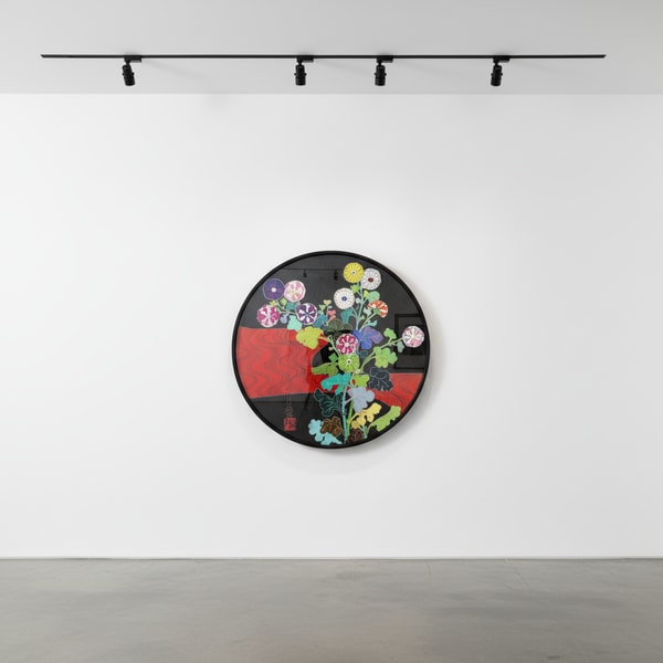 Takashi Murakami - Kansei Korin Red Stream, 2009, Lithograph