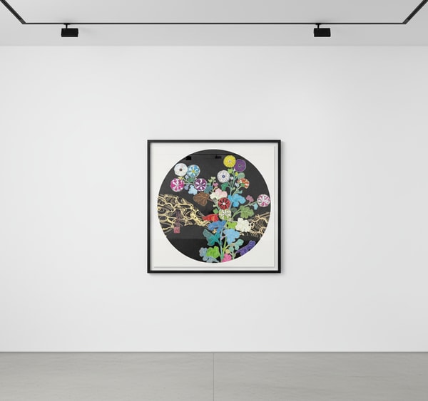 Takashi Murakami - Kansei: Wildflowers Glowing In The Night, 2014, Offset lithograph in colors with foil and gloss varnish...