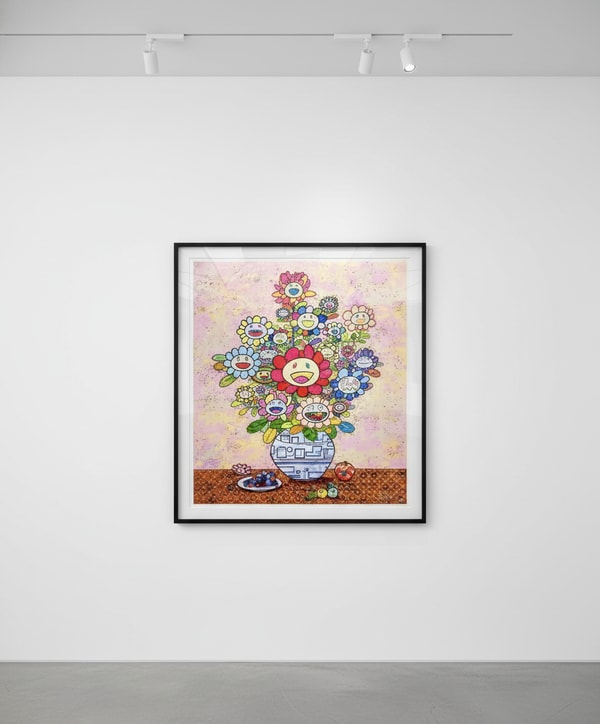 Takashi Murakami - Longing for Zao Wou-Ki's Flower Painting, 2024