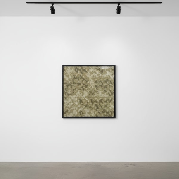 Takashi Murakami - LV Monogramouflage Light, 2008, Screen print on canvas