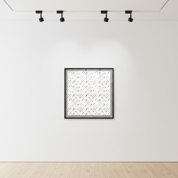 Takashi Murakami - Monogram Mini (multicolour, white), 2007, Screenprint