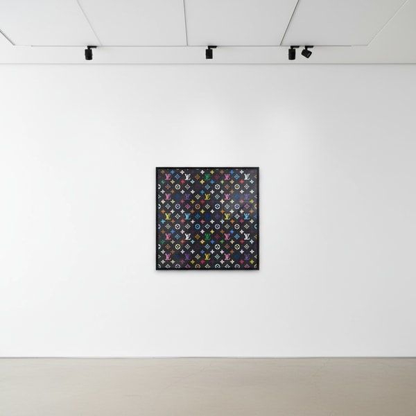 Takashi Murakami - Monogram Multicolour on Black, 2007, Screenprint