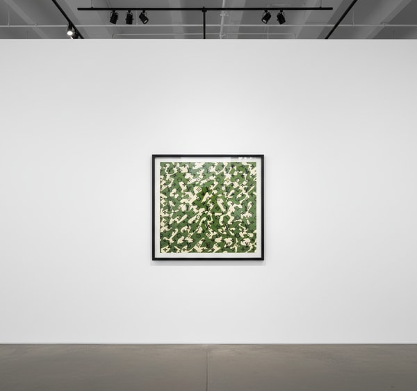 Takashi Murakami - Monogramouflage (green), 2008, Screenprint