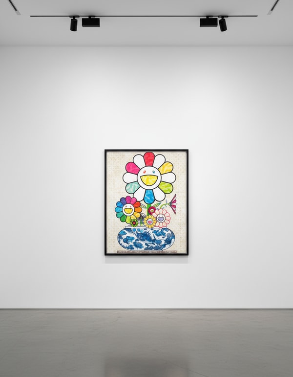 Takashi Murakami - Murakami Flowers in a Qinghua Vase, 2024