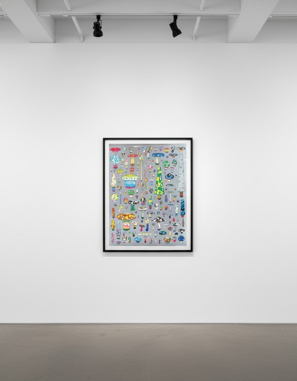 Takashi Murakami - Posi Mushroom, 2002, Lithograph