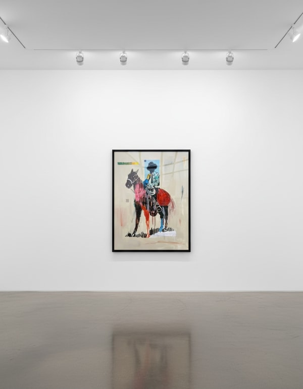 Terry Urban - Living to be Lying by Your Side, 2025, Acrylic, oil, pastel, ink on canvas