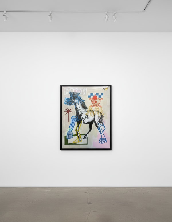 Terry Urban - The Well Has Run Dry, 2025, Acrylic, oil, pastel, aerosol, airbrush on canvas