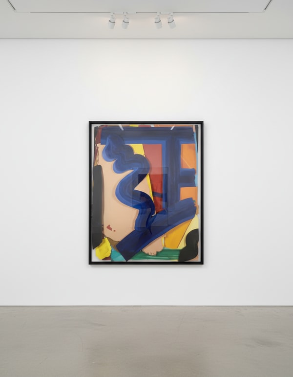 Tom Wesselmann - Back To Blue, 1998, Oil on aluminum
