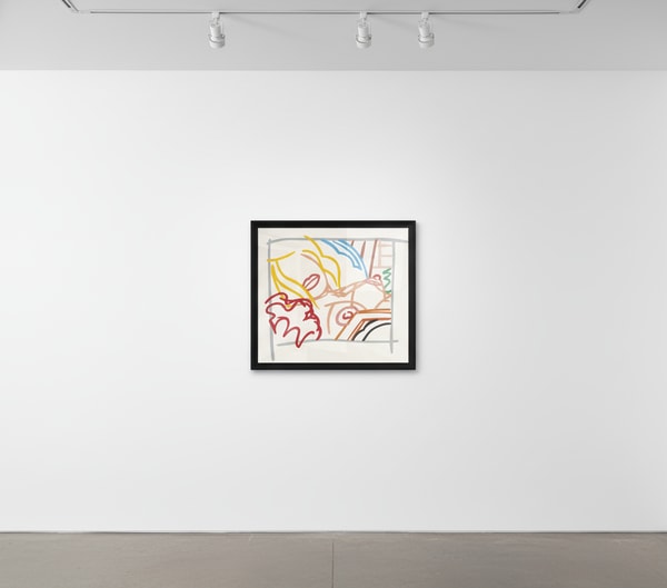Tom Wesselmann - Bedroom Blonde Doodle With Photo, 1988