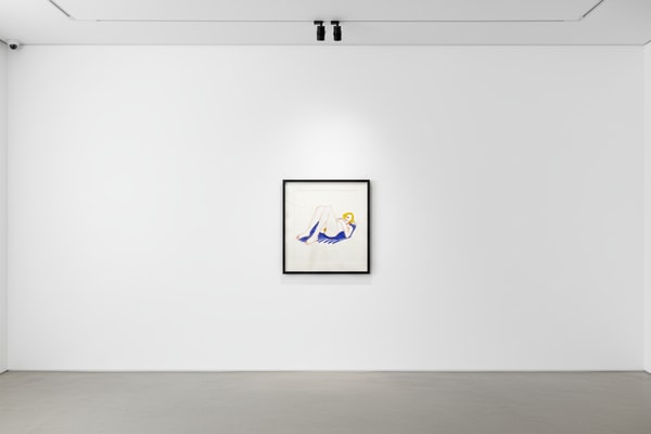 Tom Wesselmann - Blonde On Banket, 1985-98, Alkyd on cut out steel