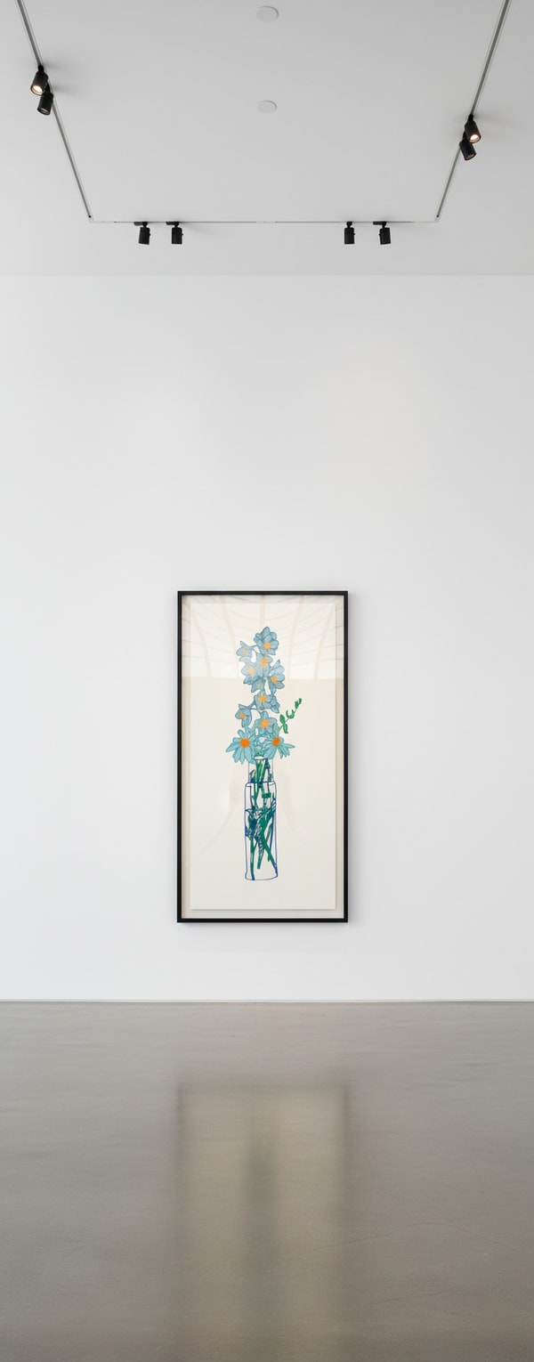 Tom Wesselmann - Delphinium and Daisies, 1989-92