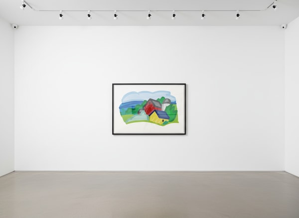 Tom Wesselmann - House and Barn In Distance, 1991