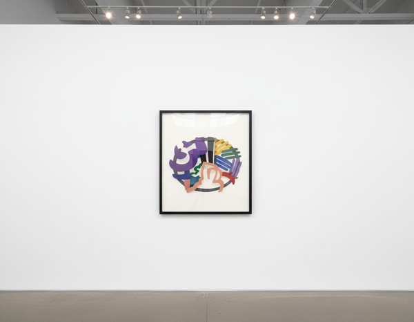 Tom Wesselmann - Maquette for Still Life With Johns and Matisse, 1991, Liquitex on Bristol board