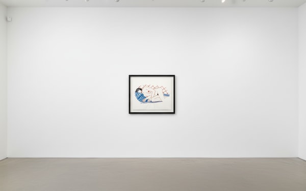 Tom Wesselmann - Monica Asleep On Blanket, 1985-2004, Alkyd oil on cut-out steel