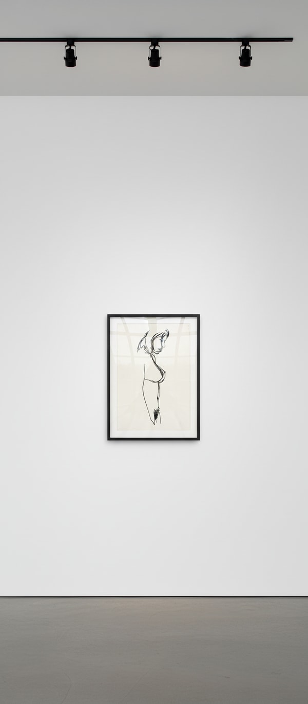 Tom Wesselmann - Standing Nude Edition, 1985, Laser-cut steel with black enamel