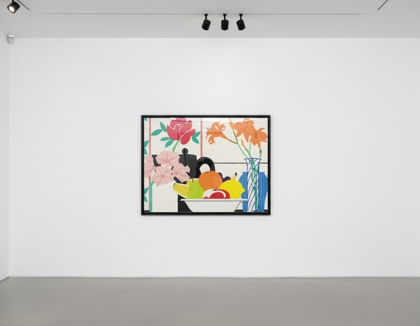 Tom Wesselmann - Still Life of Petunias, Lilies and Fruit, 1988