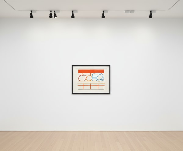 Tom Wesselmann - Still Life With Apple, Orange and Radio, 1991
