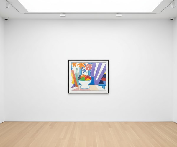 Tom Wesselmann - Still Life With Lilies and Mixed Fruit, 1997-98