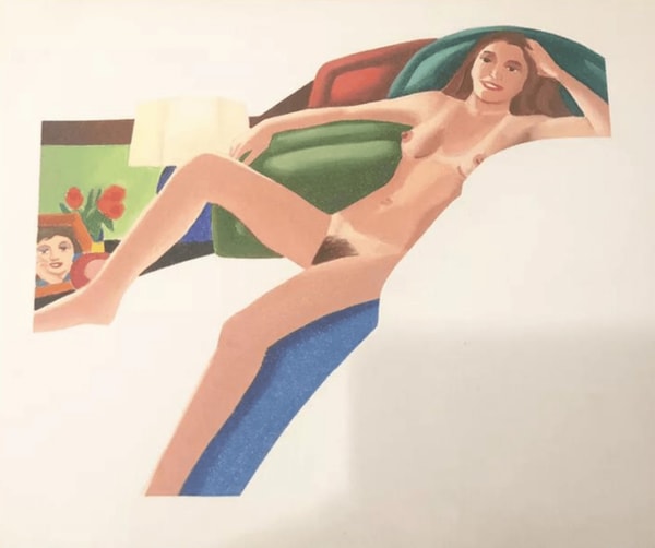 Tom Wesselmann - Study for Nude with Lamp, 1977, Oil on canvas