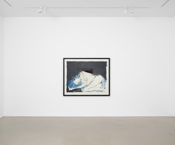 Tracey Emin - No Time For Love, 2020, 3 color lithographic print on Somerset Velvet Warm White 400gsm