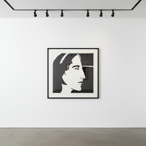 Alex Katz - Ada #2, 2017, 1-color etching, hand-pulled on 300 gsm Somerset Satin White fine art paper