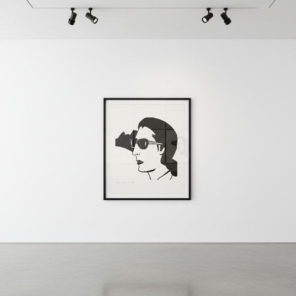 Alex Katz - Ada #3, 2017, 1-color etching, hand-pulled on 300 gsm Somerset Satin White fine art paper