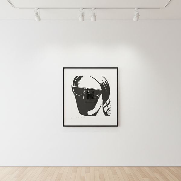 Alex Katz - Ada #8, 2017, 1-color etching, hand-pulled on 300 gsm Somerset Satin White fine art paper